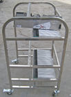 JUKI SMT Feeder Cart / SMT Chip Mounter Feeder Trolley Storage Cart For SIEMENS X Machine