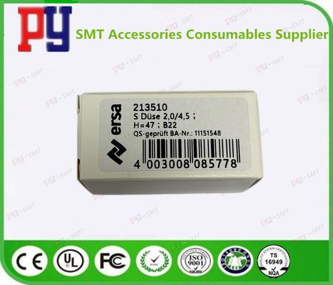 Boquilla Ersa Selective Wave Solder S NOZZLE 2.0/4.5: H=47: B14,1 213510 Piezas de repuesto SMT